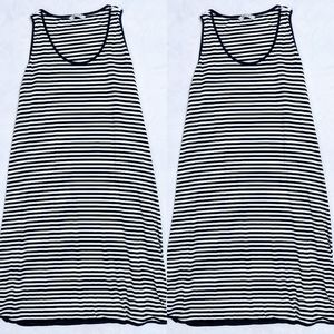 Ekouaer Size Large Nursing Navy Tank Dress